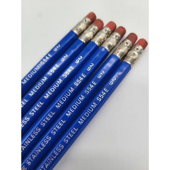 ALL-RITE Stainless Steel Medium Point S54E Ball Pens VTG Lot of 6 Collectible - Picture 2 of 8